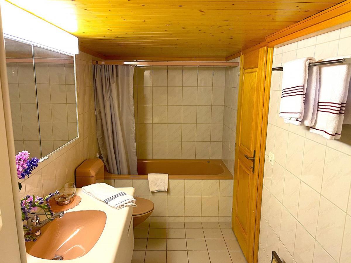 Swisshut Stunning Views Alps Lake - Chalet Erli Därligen エクステリア 写真